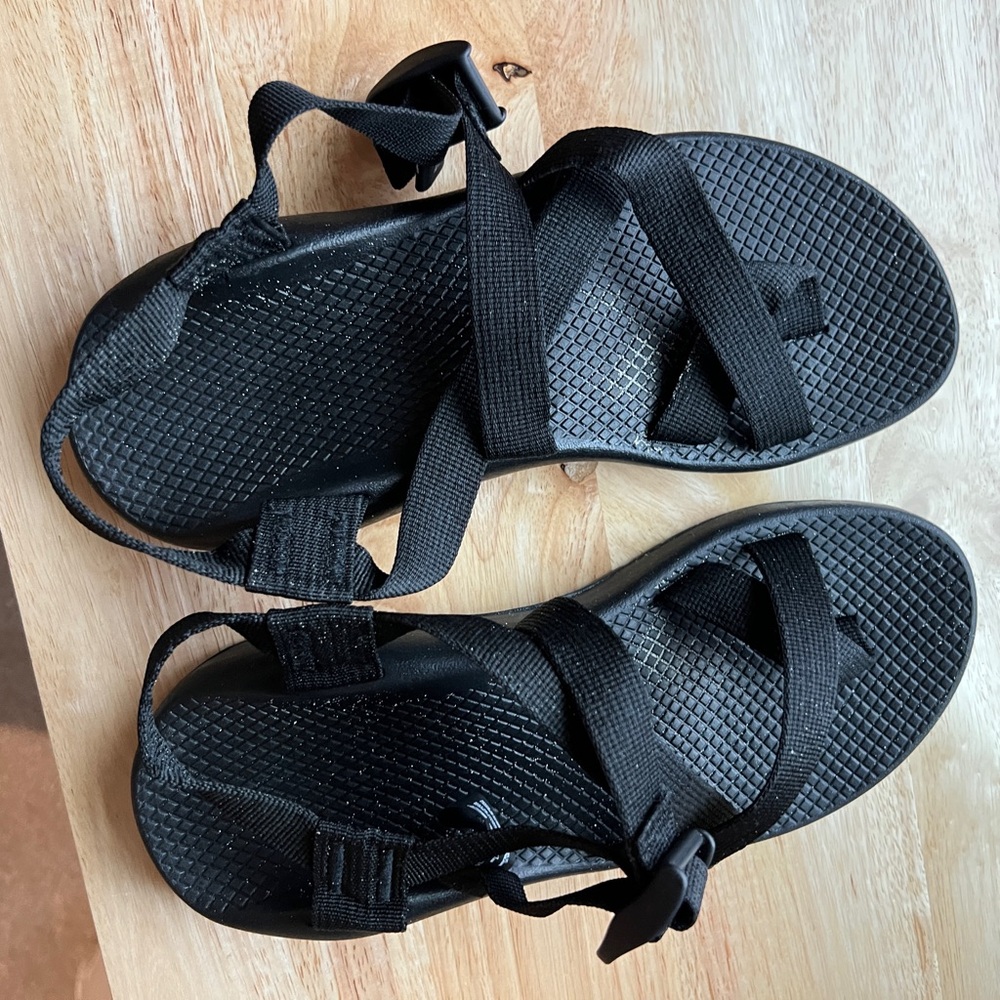 Black Strappy Sandals
